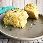 Vegan Cheddar Chive Biscuits