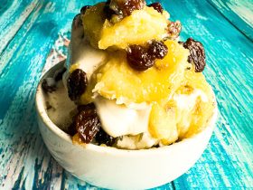 Vegan Buttered Rum Raisins & Bananas